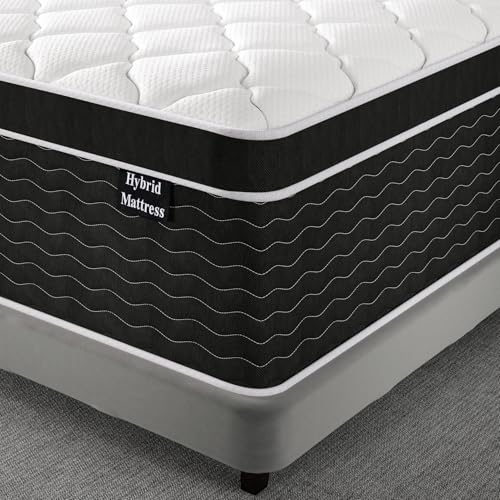 Medium Firm 12 Inch Queen Mattress with Gel Memory Foam & Pocket Spring for Cool Sleepers
| CertiPUR-US Certified Cooli