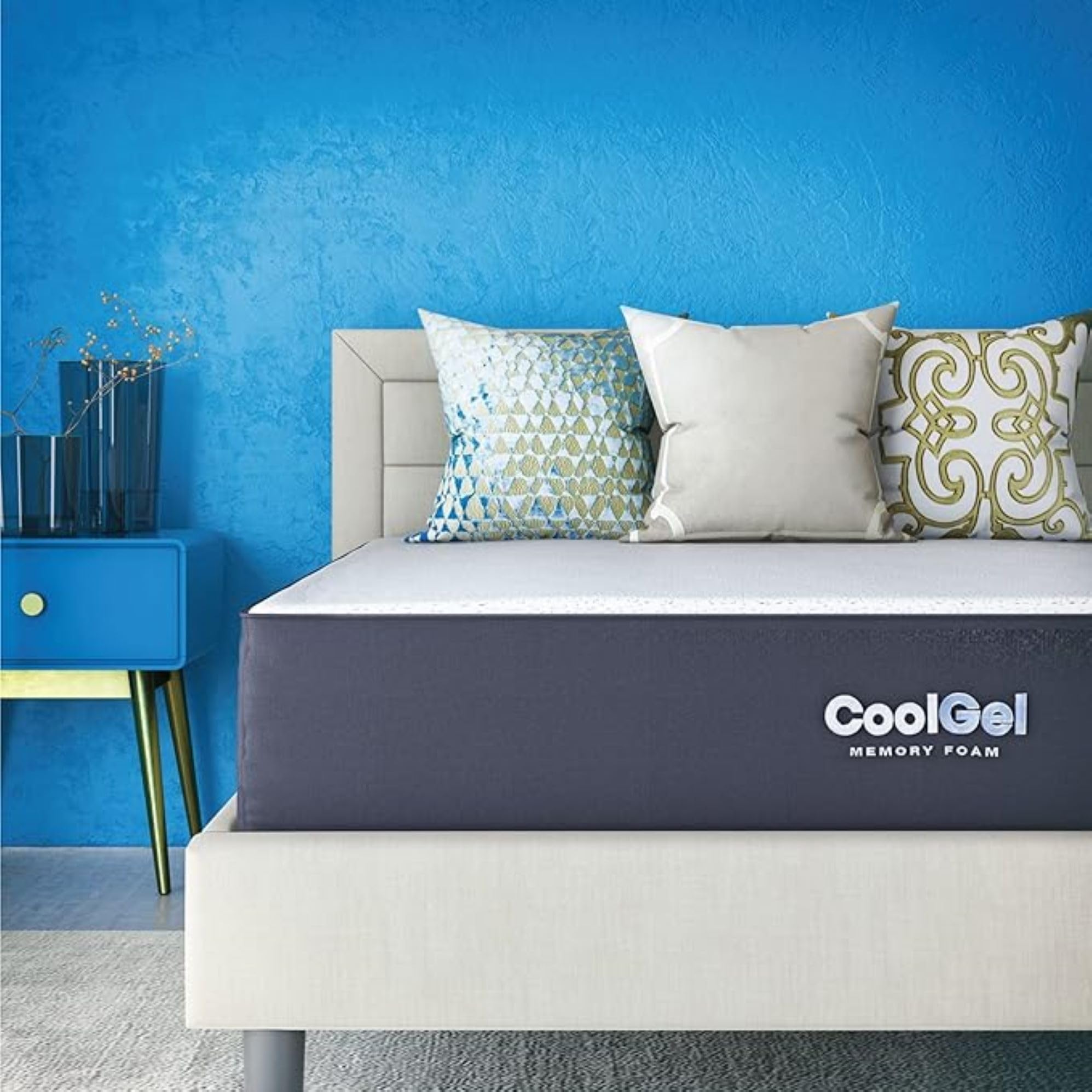CoolGel 10 Inch Queen Memory Foam Mattress Medium Firm for Hot Sleepers
| CoolGel Queen Size Memory Foam Mattress Mediu